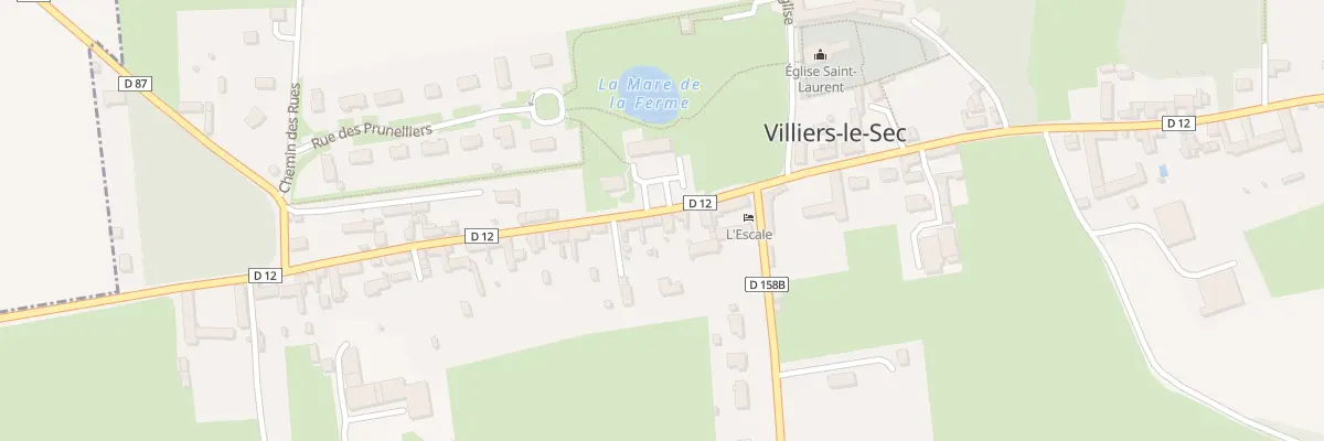 Plan du 5 Rue de Bayeux (Villiers Le Sec à Creully sur Seulles