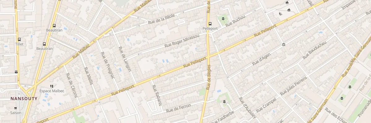 Plan du 179 Rue Pelleport à Bordeaux