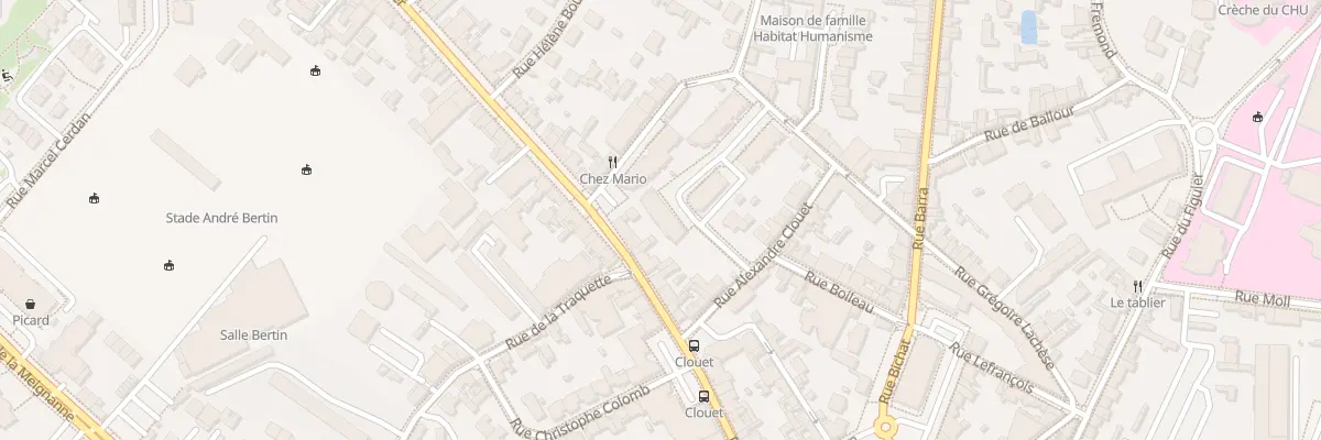 Plan du 10 Rue Raoul Dufy à Angers