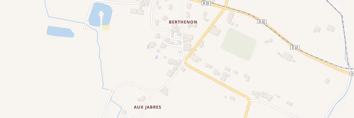 Plan du 54 Berthenon-ouest à Berson