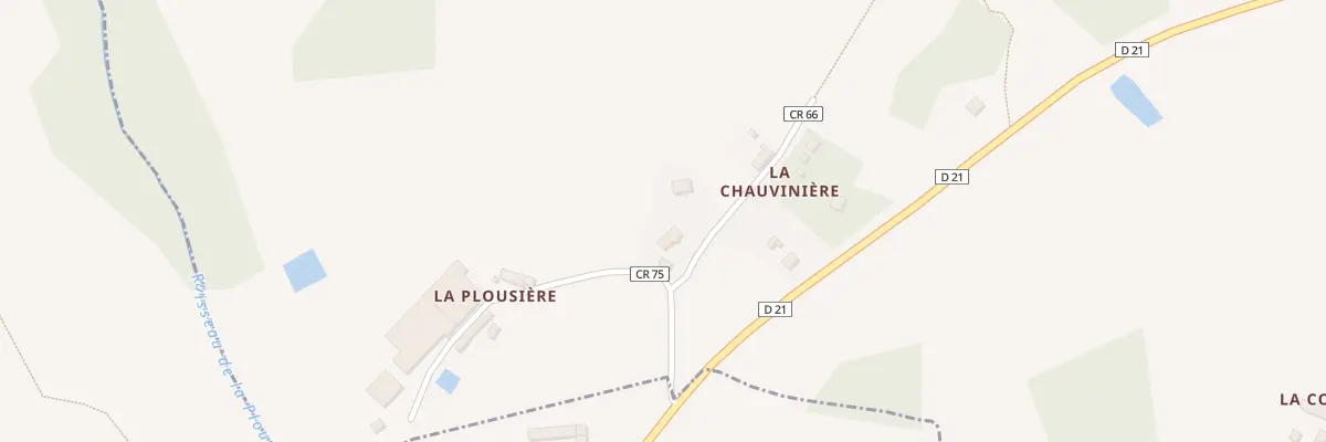 Plan du 5026 La Chauvinière à Dompierre