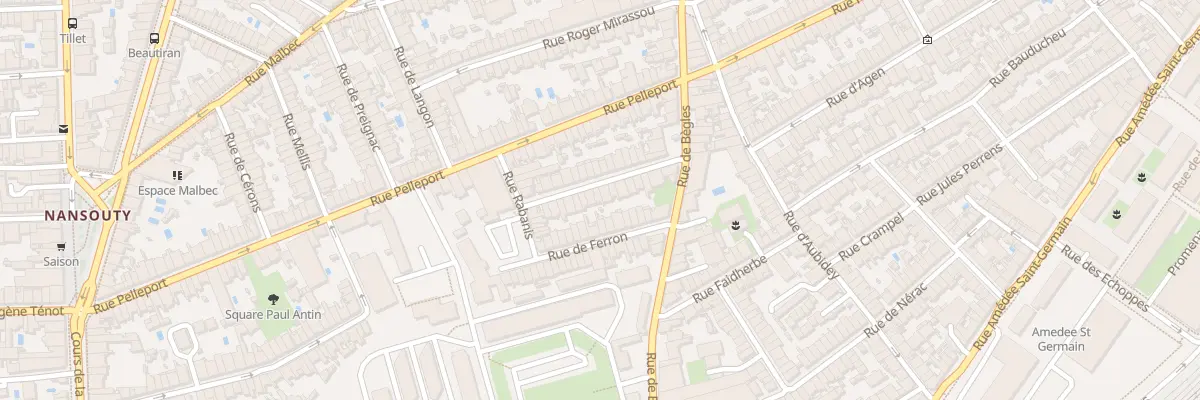 Plan du 18 Rue Bazemont à Bordeaux