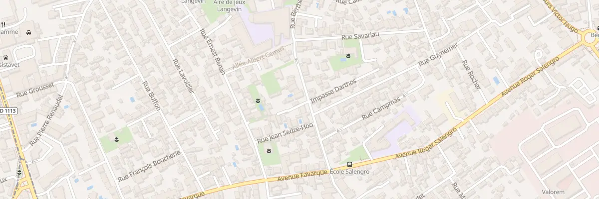 Plan du 37 Rue Berthelot à Bègles
