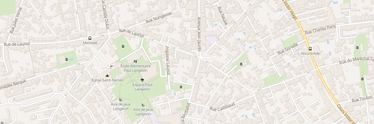 Plan du 165 Rue Lauriol à Bègles