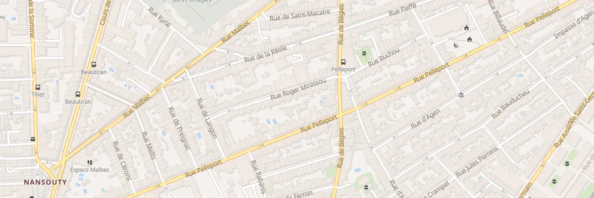 Plan du 24 Rue Roger Mirassou à Bordeaux