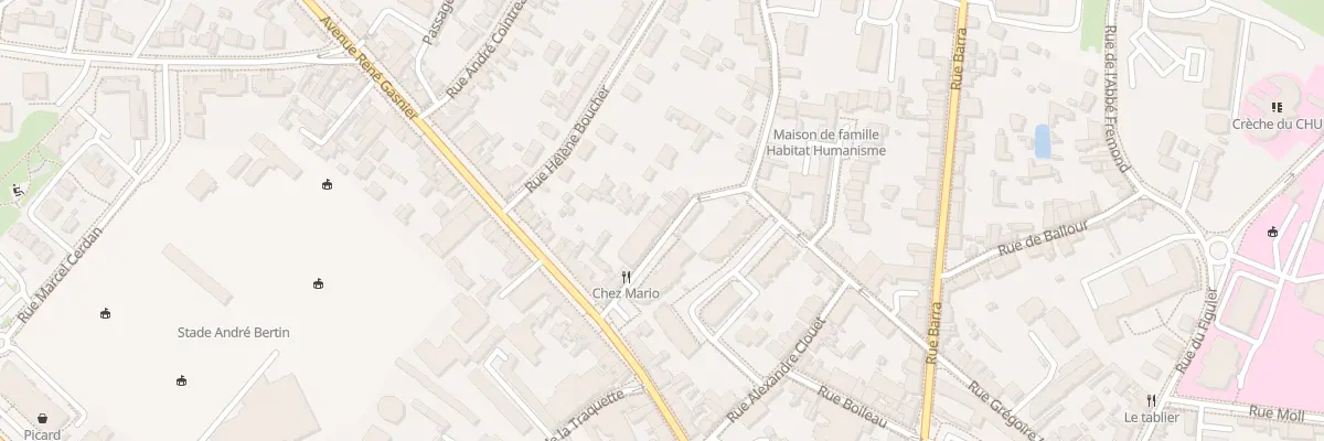 Plan du 22 Rue du Champ de Bataille à Angers