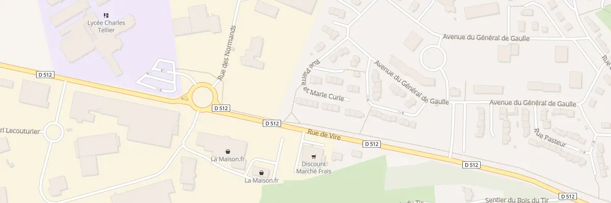 Plan du 8 Rue Pierre-Marie Curie - Conde à Condé-en-Normandie