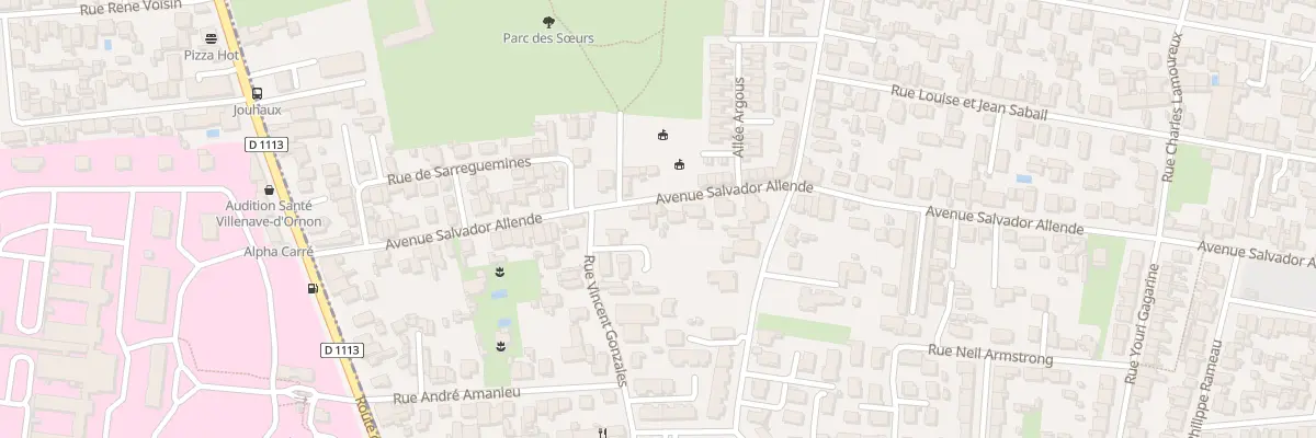 Plan du 69 Av Salvador Allende à Bègles