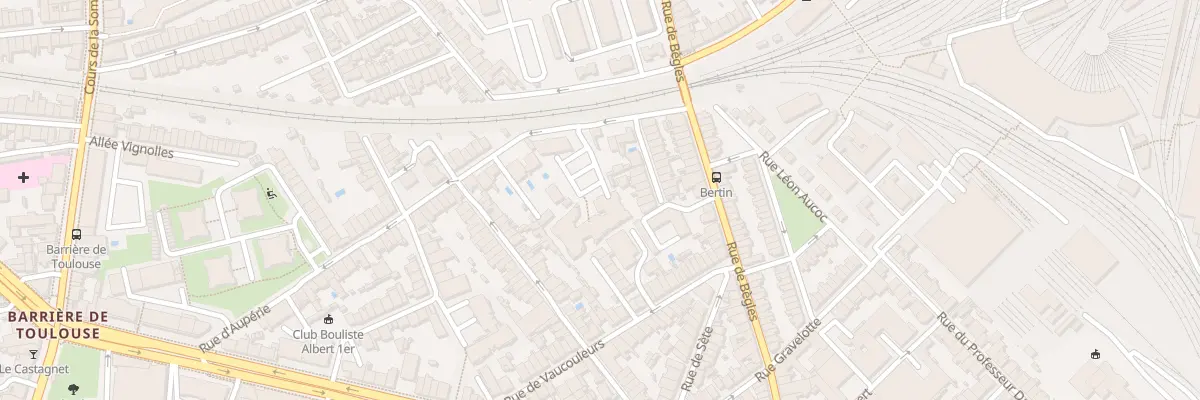 Plan du 20 Rue d’Aupérie à Bordeaux