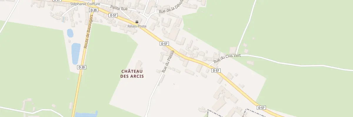 Plan du 8 Rue du Mans à Soulgé-sur-Ouette