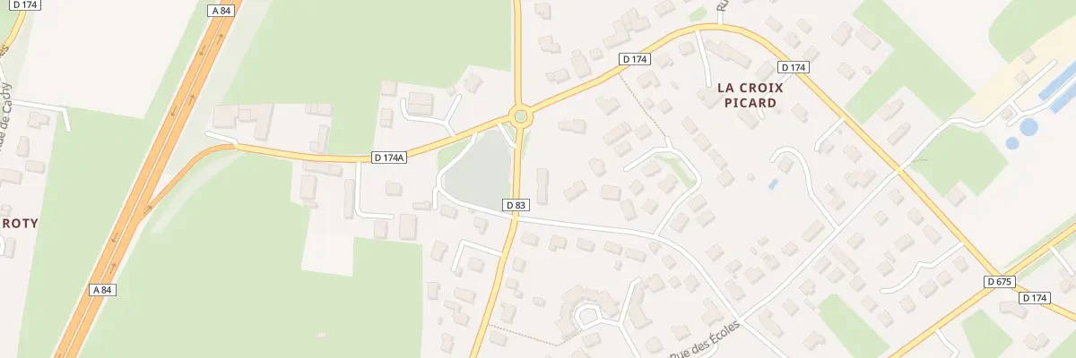 Plan du 2 Rue de la Croix Picard Noyers à Val d’Arry