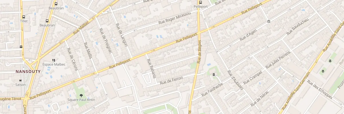 Plan du 19 Rue Bazemont à Bordeaux