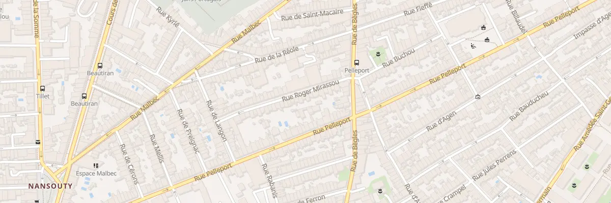 Plan du 26 Rue Roger Mirassou à Bordeaux