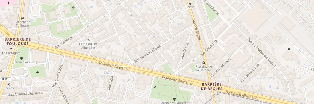 Plan du 34 Rue Vaucouleurs à Bordeaux