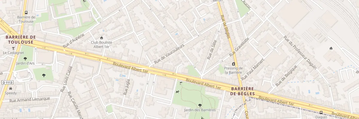 Plan du 59 Rue Blaise Pascal à Bordeaux