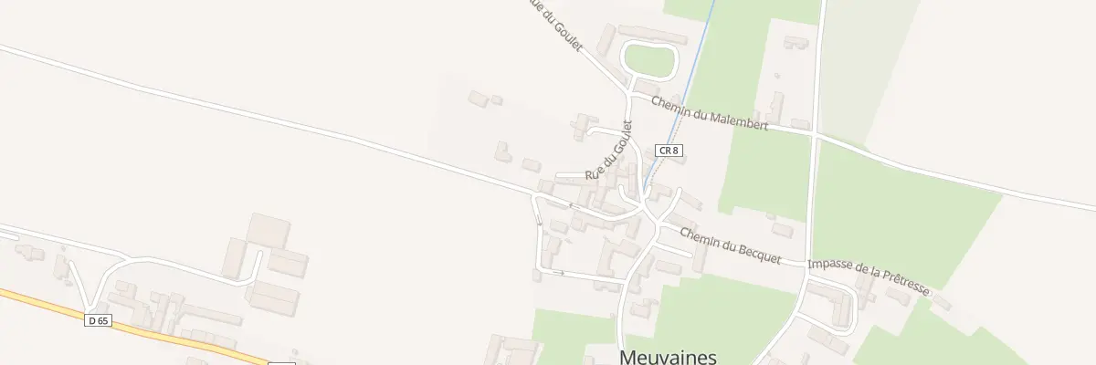 Plan du 1B Rue du Couvent à Meuvaines