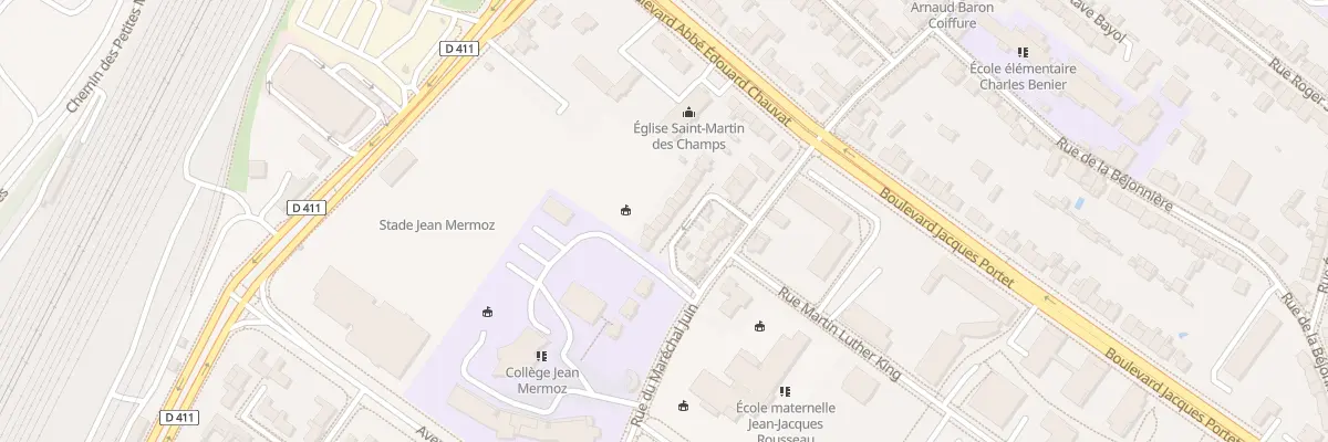 Plan du 22 Rue Sonia Delaunay à Angers