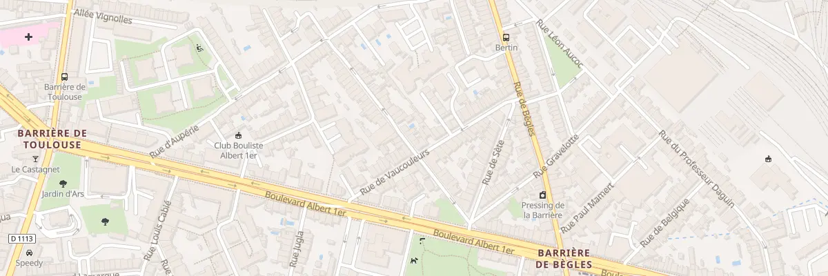 Plan du 36 Rue Blaise Pascal à Bordeaux