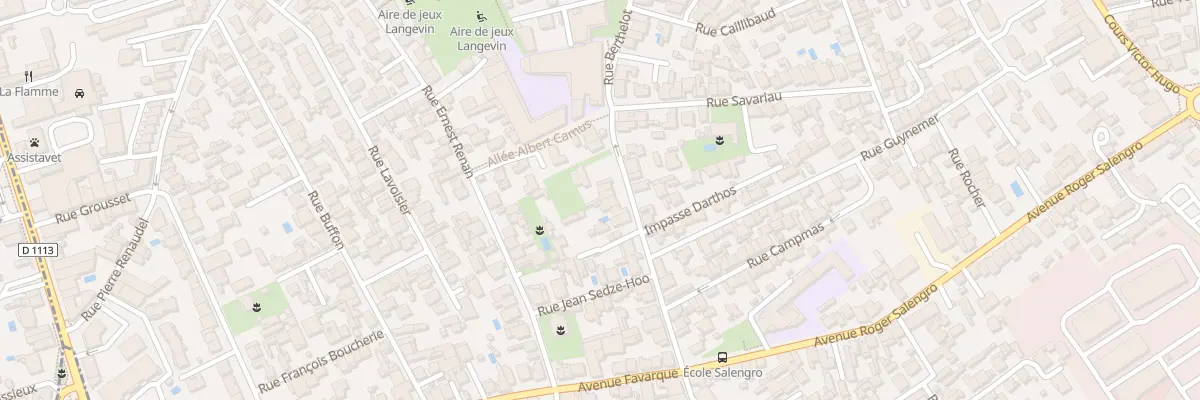 Plan du 33 Rue Berthelot à Bègles