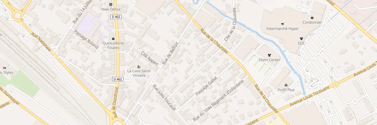 Plan du 55B Rue de Belfort à Flers