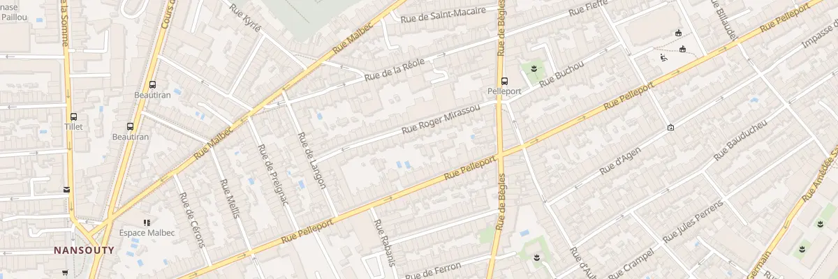 Plan du 32 Rue Roger Mirassou à Bordeaux