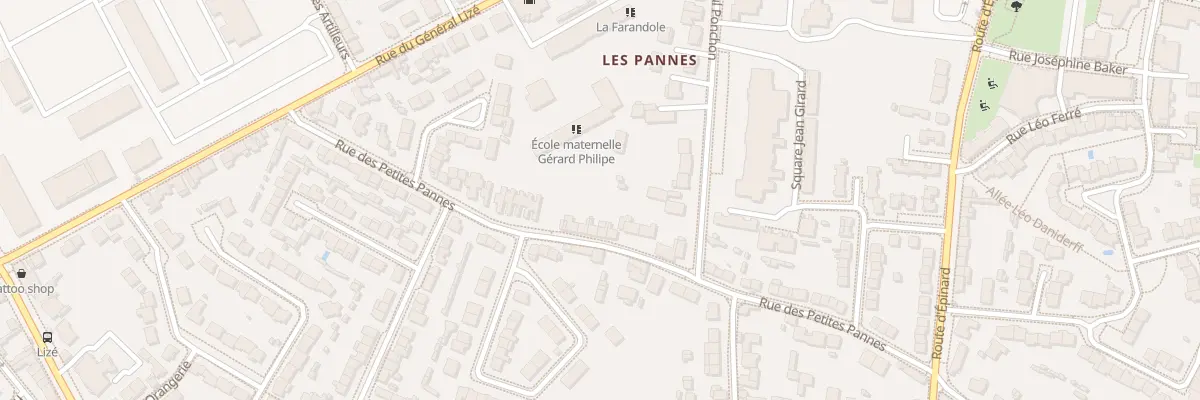 Plan du 50 Rue des petites Pannes à Angers