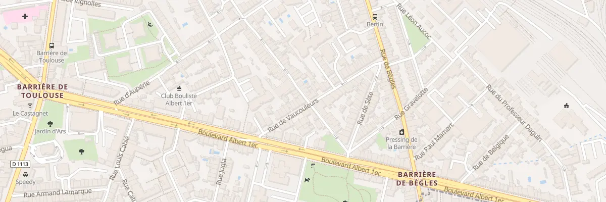 Plan du 55 Rue Blaise Pascal à Bordeaux