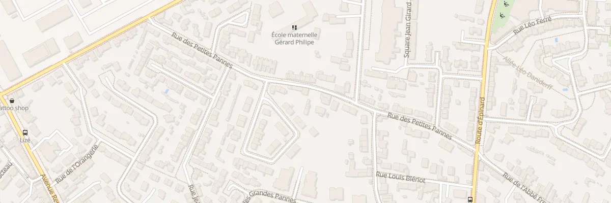 Plan du 23 Rue des petites Pannes à Angers