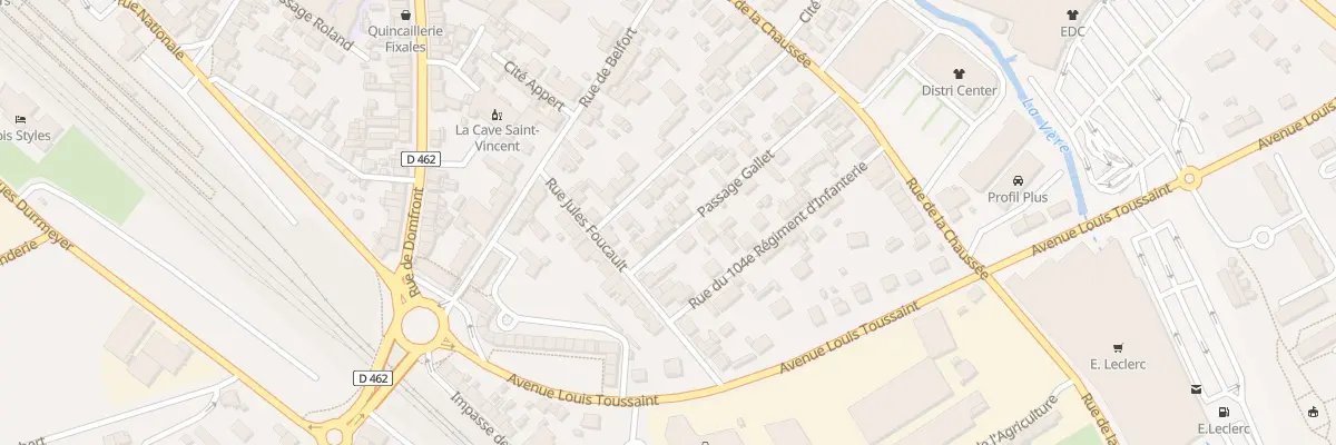 Plan du 24 Pas Gallet à Flers