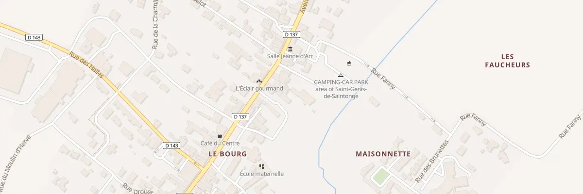 Plan du 13 Av de Saintes à Saint-Genis-de-Saintonge