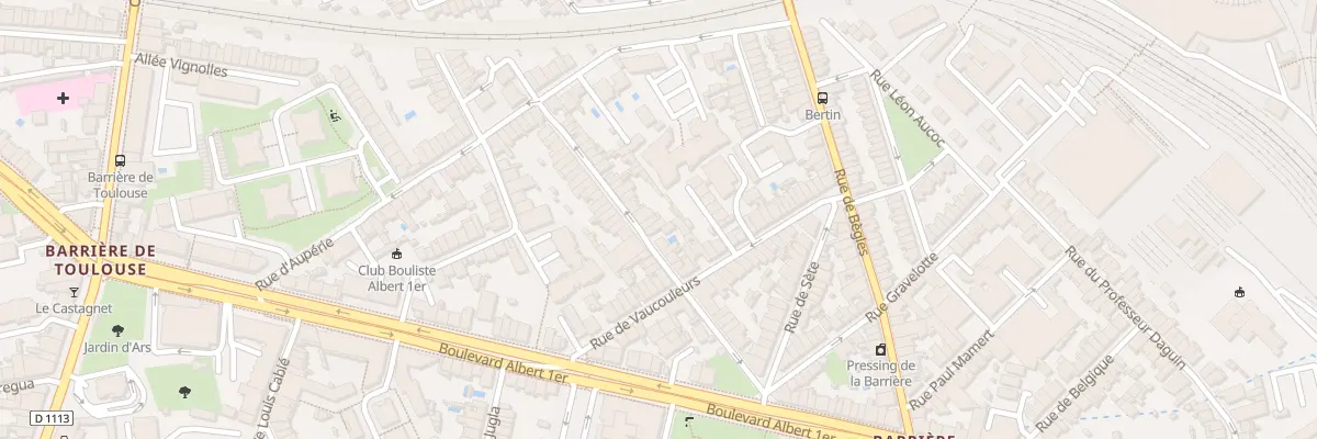 Plan du 28 Rue Blaise Pascal à Bordeaux