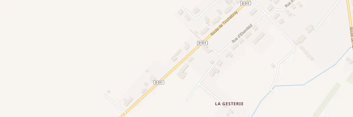 Plan du 54 Rte de Tinchebray - Conde à Condé-en-Normandie