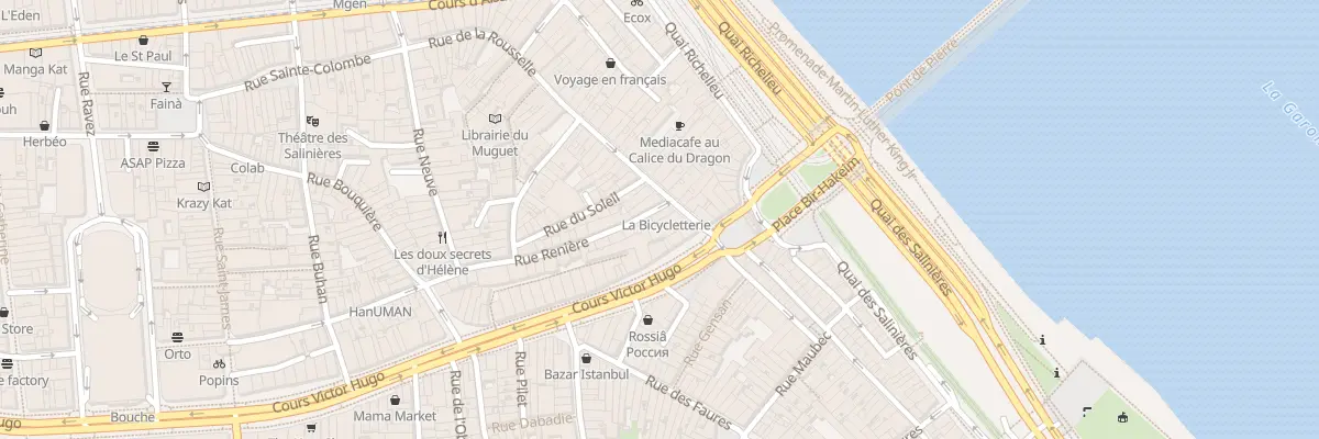 Plan du 6 Rue Renière à Bordeaux