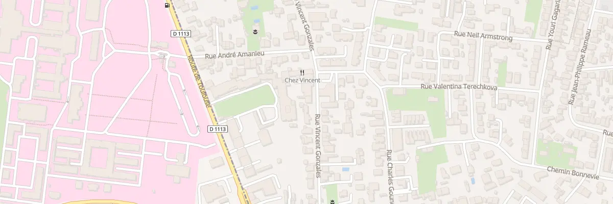 Plan du 28 Rue Vincent Gonzales à Bègles