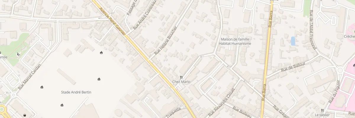 Plan du 14 Rue du Champ de Bataille à Angers