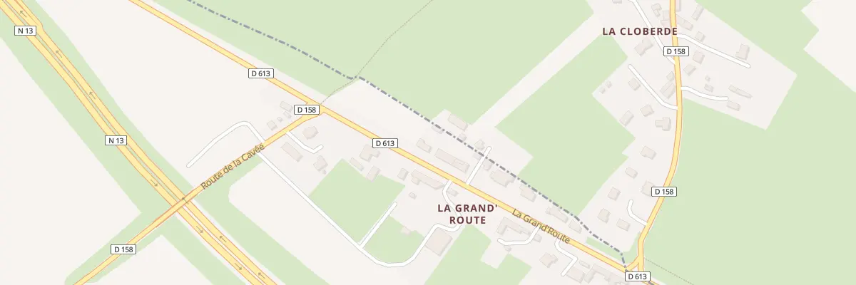 Plan du 1 La Grand’Route à Loucelles