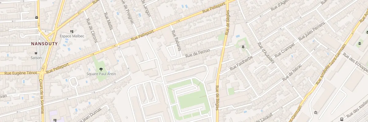 Plan du 34 Rue de Ferron à Bordeaux