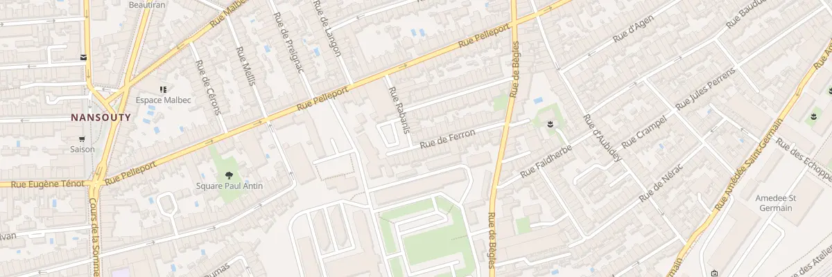 Plan du 31 Rue de Ferron à Bordeaux