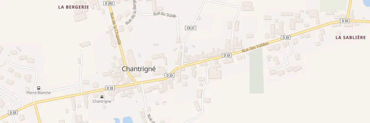 Plan du 82 Rue des Vallées à Chantrigné