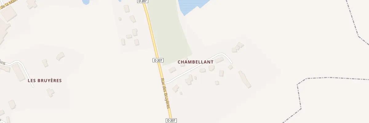 Plan du 3 Chambellant à La Bazoge-Montpinçon