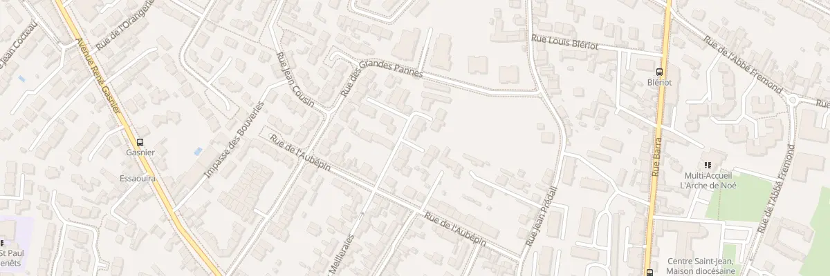 Plan du 42 Pas des Meilleraies à Angers