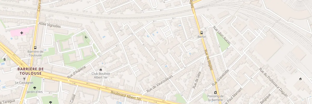 Plan du 20 Rue Blaise Pascal à Bordeaux