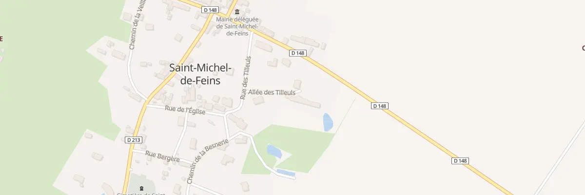 Plan du 3 All des Tilleuls à Bierné-les-Villages