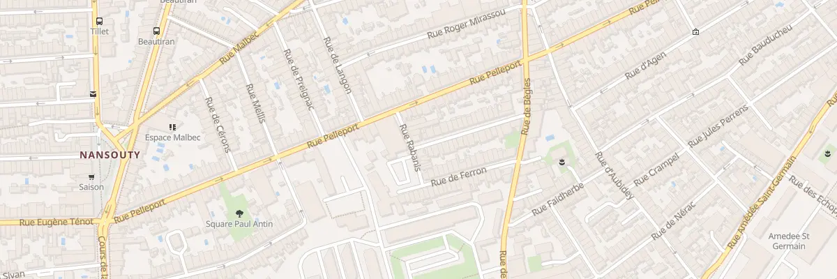 Plan du 31 Rue Bazemont à Bordeaux