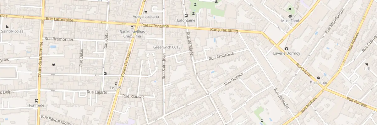 Plan du 79 Rue de Bègles à Bordeaux