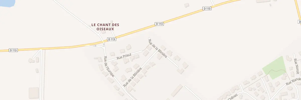 Plan du 9 Rue de la Bliniere à Aron