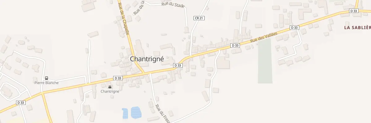 Plan du 83 Rue des Vallées à Chantrigné