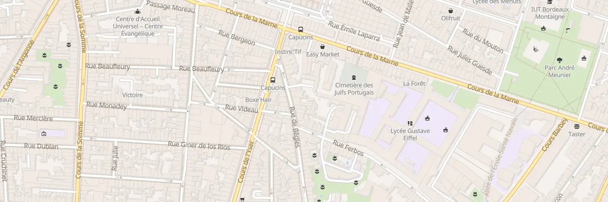 Plan du 18 Rue de Bègles à Bordeaux