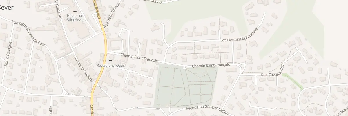 Plan du 16 Lot La Fontaine à Saint-Sever