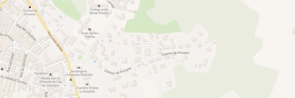 Plan du 19 Che de Prouyan à Saint-Sever